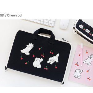 15 Laptop Macbook Bags with Handle Black